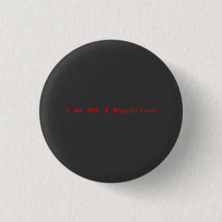 Ik ben geen Republikein Ronde Button 3,2 Cm