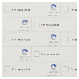 Ik ben geen robot Captcha Stof
