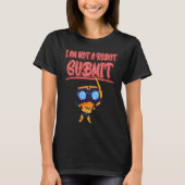 Ik ben geen robot computer Captcha Funny T-shirt (Voorkant)