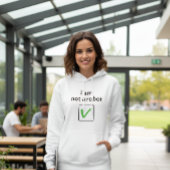“Ik ben geen robot” hoodie