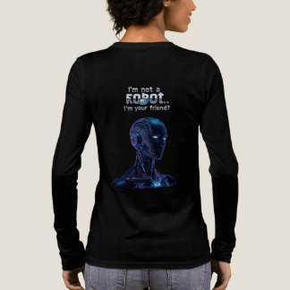 Ik ben geen robot, ik ben je vriend Tri-Blend shirt