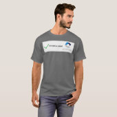 Ik ben geen robot web internet grappige quizvraag t-shirt (Voorkant volledig)