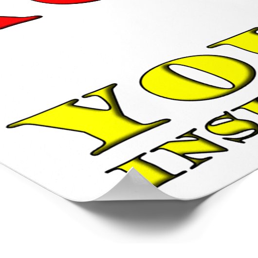 Ik ben geen Rude Funny Poster (Hoek)