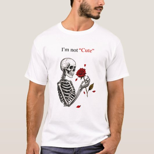 Ik ben geen schattig T-shirt (Voorkant)