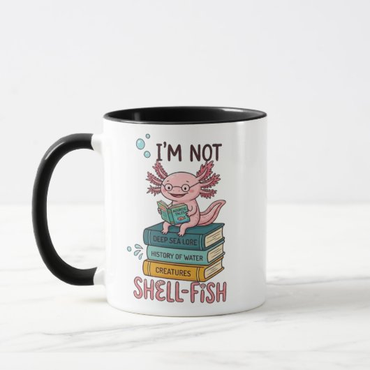 Ik ben geen schelpdier Axolotl mok - Grappig verra (Links)