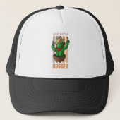 Ik ben geen schimmelige Sarcastische Cowboy Cactus Trucker Pet (Voorkant)