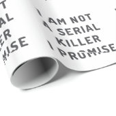 Ik ben geen seriemoordenaar. cadeaupapier (Rol Hoek)