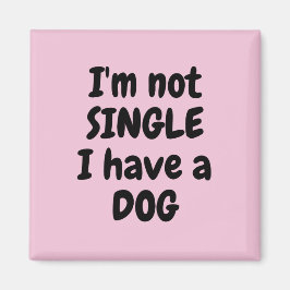 Ik ben geen Single Square Magnet