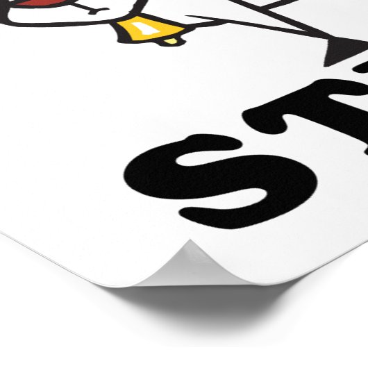 Ik ben geen Steak Animal Rights Poster (Hoek)