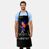 Ik ben geen Sweeper Funny Halloween Schort (Gedragen)