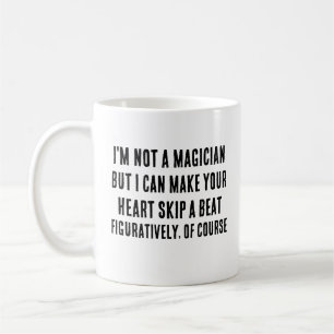 Ik ben geen tovenaar, maar ik kan je hart laten ov koffiemok