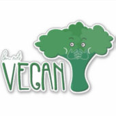 ik ben geen vegan sticker (Voorkant)