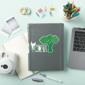 ik ben geen vegan sticker (iPad Cover)