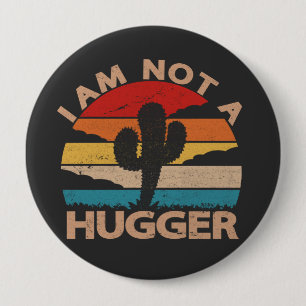 Ik ben geen Vintage-Cactus van de heupger Ronde Button 4,0 Cm