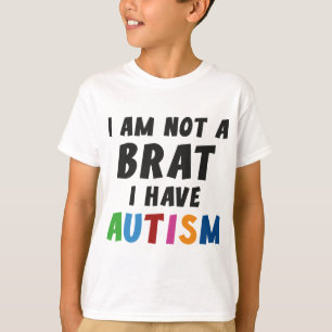 Ik ben geen vlek, ik heb autisme t-shirt