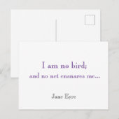 Ik ben geen vogel...Briefkaart Briefkaart (Voorkant / Achterkant)