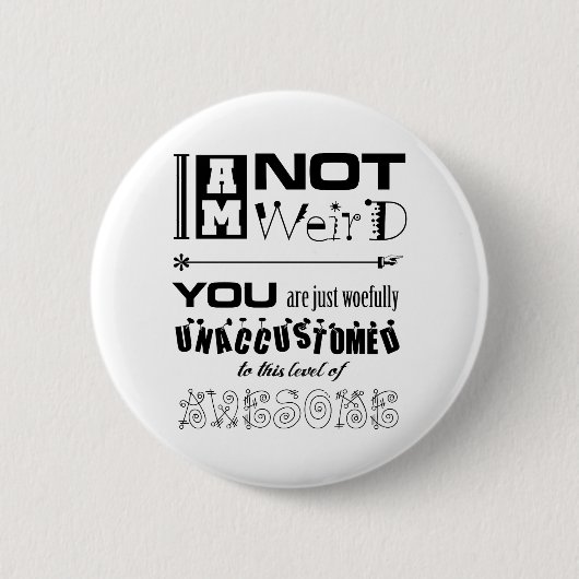 Ik ben geen vreemde Button (Voorkant)