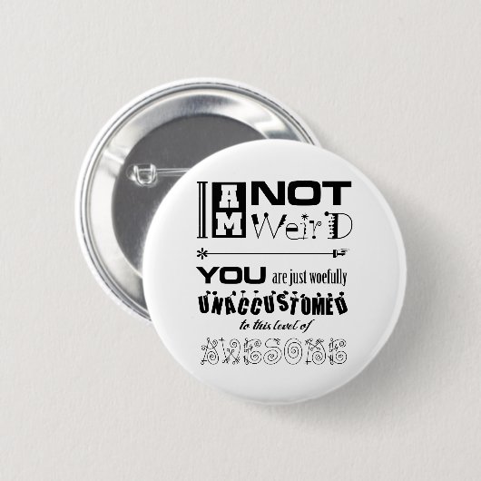 Ik ben geen vreemde Button (Voorkant /achterkant)