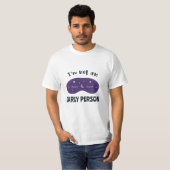 Ik ben geen vroeg mens t-shirt (Voorkant volledig)