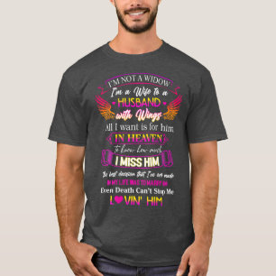 Ik ben geen weduwe... ik ben vrouw van een man met t-shirt