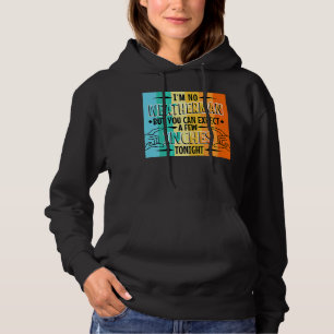 Ik ben geen weerman, maar je kunt een paar centime hoodie