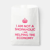 Ik ben geen winkelverslaafde bedankzakje (Voorkant)