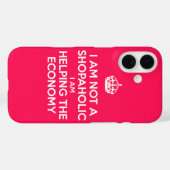 Ik ben geen winkelverslaafde Case-Mate iPhone case (Achterkant (horizontaal))