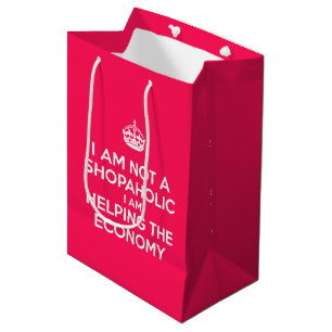 Ik ben geen winkelverslaafde medium cadeauzakje