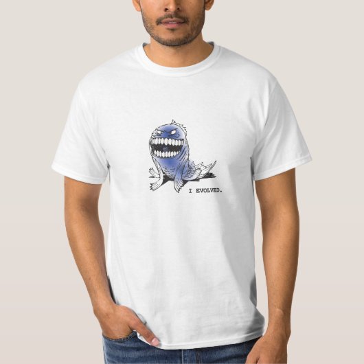Ik ben geëvolueerd. t-shirt (Voorkant)