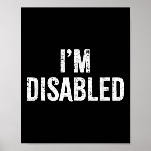 Ik ben gehandicapt _ Handicapt trots _1 Poster (Voorkant)