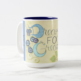 IK BEN Geïnspireerd - Droom Focus Creëer Koffiemok Tweekleurige Koffiemok
