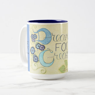 IK BEN Geïnspireerd - Droom Focus Creëer Koffiemok Tweekleurige Koffiemok