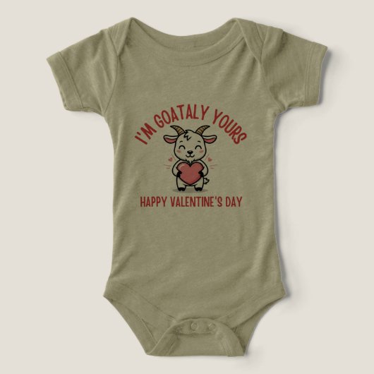 Ik ben geit-achtig de jouwe Cute Geit Valentijnsda (Design voorkant)