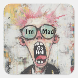 Ik ben gek als een Sticker