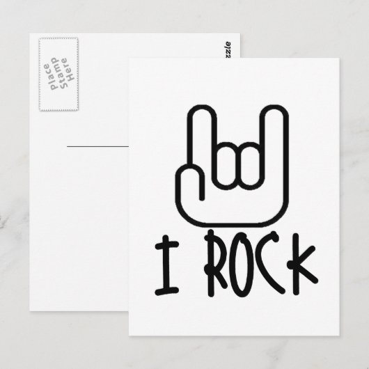 Ik ben gek. briefkaart (Voorkant / Achterkant)