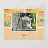 Ik ben gek briefkaart (Voorkant)