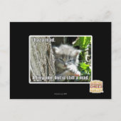 Ik ben gek briefkaart (Voorkant)