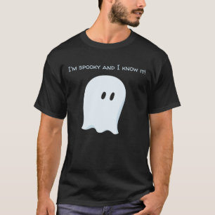 "Ik ben gek en ik weet het!" Ghost T-shirt