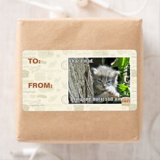 Ik ben gek etiket (Insitu)