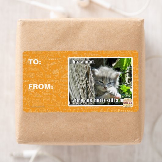 Ik ben gek etiket (Insitu)