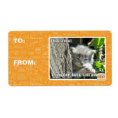 Ik ben gek etiket (Voorkant)