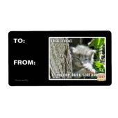 Ik ben gek etiket (Voorkant)