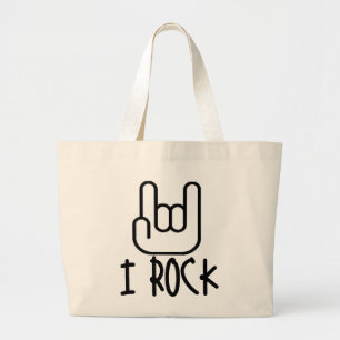Ik ben gek. grote tote bag