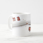 Ik ben gek. koffiemok (Voorkant links)