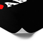 Ik ben gek op Abgs Funny in Heart Abgs Poster (Hoek)