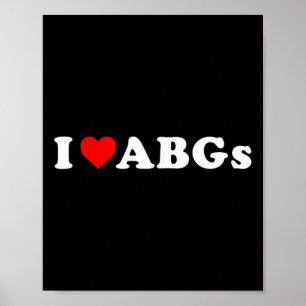 Ik ben gek op Abgs Funny in Heart Abgs Poster