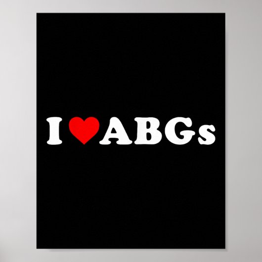 Ik ben gek op Abgs Funny in Heart Abgs Poster (Voorkant)