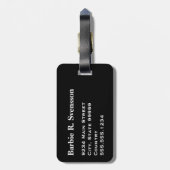 Ik ben gek op Baggage Handlers Travel Hearts Bagagelabel (Achterkant verticaal)