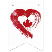 Ik ben gek op Canada Bunting Flags Vlaggetjes (Eerste vlag)