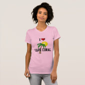 Ik ben gek op Cape Coral. T-shirt (Voorkant volledig)